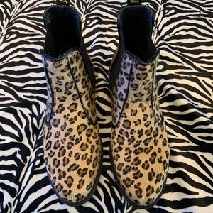 Dr. Martens Chelsea Leopard Boots